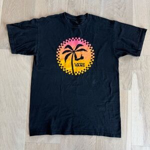 Vans Black T-Shirt // Youth Size M